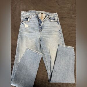 American Eagle Outfitters Light Wash Straight Leg Jeans